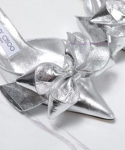 Jimmy Choo Jay Chou Staz Pointed Bow M ü Ller High HeelsThe Staz Sling Back 70 Series Open Heel 5pk3fogs