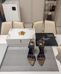 ️‍“SAINT LAURENT ”‍️SYL Saint Laurent Top Class25SS Is A Trendy High-heeled Pair With Sloping H qmxzbg9d