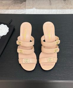 25Fw Spring/Summer New Chanel One Button Double C Stiletto SlippersA Versatile And Timeless Coo ff2xe8mk