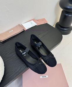 MiuMi * 25ss Spring/Summer New Mesh Breathable Ballet ShoesJust Based On Appearance It Can Attr tb59ya9h