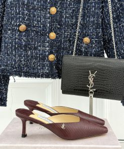 Jimmy Choo | Jay Chou 25ss Spring/Summer New ProductSmall Square Toe High-heeled Half SlipperJC lp7qxlqe