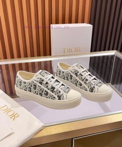In 2025 Walk 'n' Dior Embroidered Mid Top Casual Shoes Will Be NewOn The Fashion Stage Dior Emb of55kghs