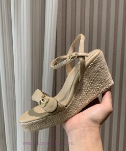 25Ss New Chanel Woven Hemp Rope SandalsA Pair Of Tasteful Sandals Casual Yet Luxurious Full Of gc9ic86h