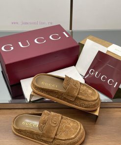 2025 Welfare New Product Thick Bottom GuCci Interlocking Embroidered Large G Horizontal Strap M pv2c3cf8