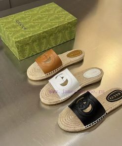 CUCCI Gucci 25 Spring/Summer Cool Drag Head Layer Cowhide Fabric Sheepskin Lining Sizes 35-42 F 9phjnvow