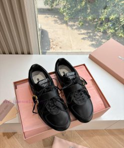 Miu Miu 25ss Spring/Summer New Square Head Loafers Loafers With Uniforms Popular In The United k3gyda9v