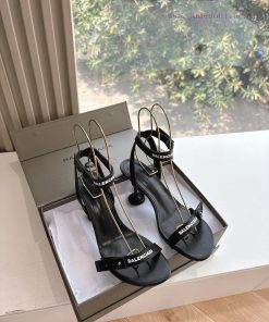 BALENCIAGA 25ss Bizarre Heel Bow High-heeled Five Finger Single Shoe Sandals Are The Main Promo agfw0bgr