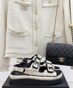Chanel | Chanel Classic Spring/Summer Double CVelcro Beach SandalsGrandma Xiang Must Have A Pop 1tixjqgy