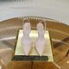 R ᴇɴᴇ C ᴀᴏᴠɪʟʟᴀ | 2022s 𝐒 Heavy Industry RC Crystal Pearl Gemstone Lace Flat Heel Shoes Wedding 299hsv38