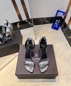 Out Balmain Autumn/Winter 2025 Fashion Moon Head Metal Heel SandalsBrand Balmain 𝘽𝙖𝙡𝙢𝙖𝙞𝙣 By Fre wwy9z4b2