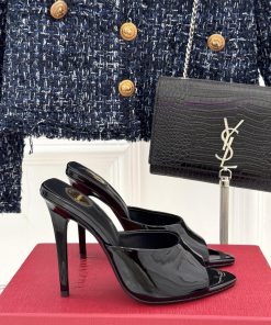 Saint Laurent YSL Saint Laurent25ss New High Heels SlippersThe Shoe Upper Is Made Of Imported C 7i9yz5rb