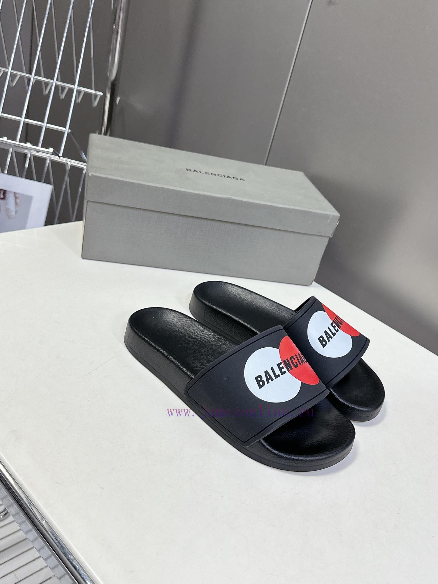 Balenciaga's Latest Couple's Slippers For Spring And SummerShoe Upper Film Printing Process Var w21chufa - Image 3