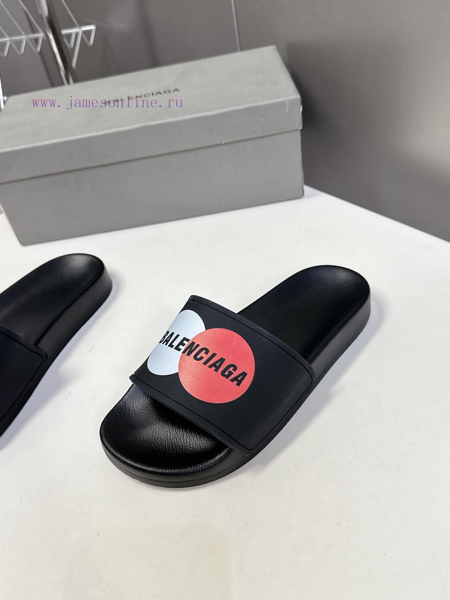 Balenciaga's Latest Couple's Slippers For Spring And SummerShoe Upper Film Printing Process Var w21chufa - Image 4