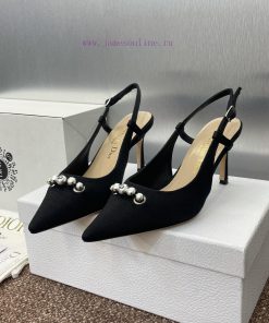 Dior 2025 Spring/Summer Haute Couture Collection New Paris Low Heel Pointed Women's Shoes CD Le a25hrzvi