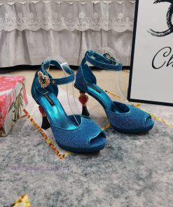 New Top DG2025 New Luxury Rose Heel SandalsPerfect Attention To DetailFoot Pad Sheepskin With D o7zlhxw0