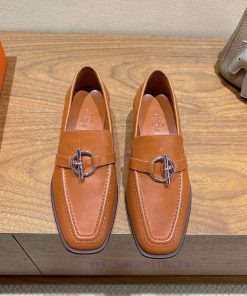 Hermes... Flat Loafers2025 New Products+Explosive SeriesGenuine Leather Outsole Molded Buckle I jlx7kvm2