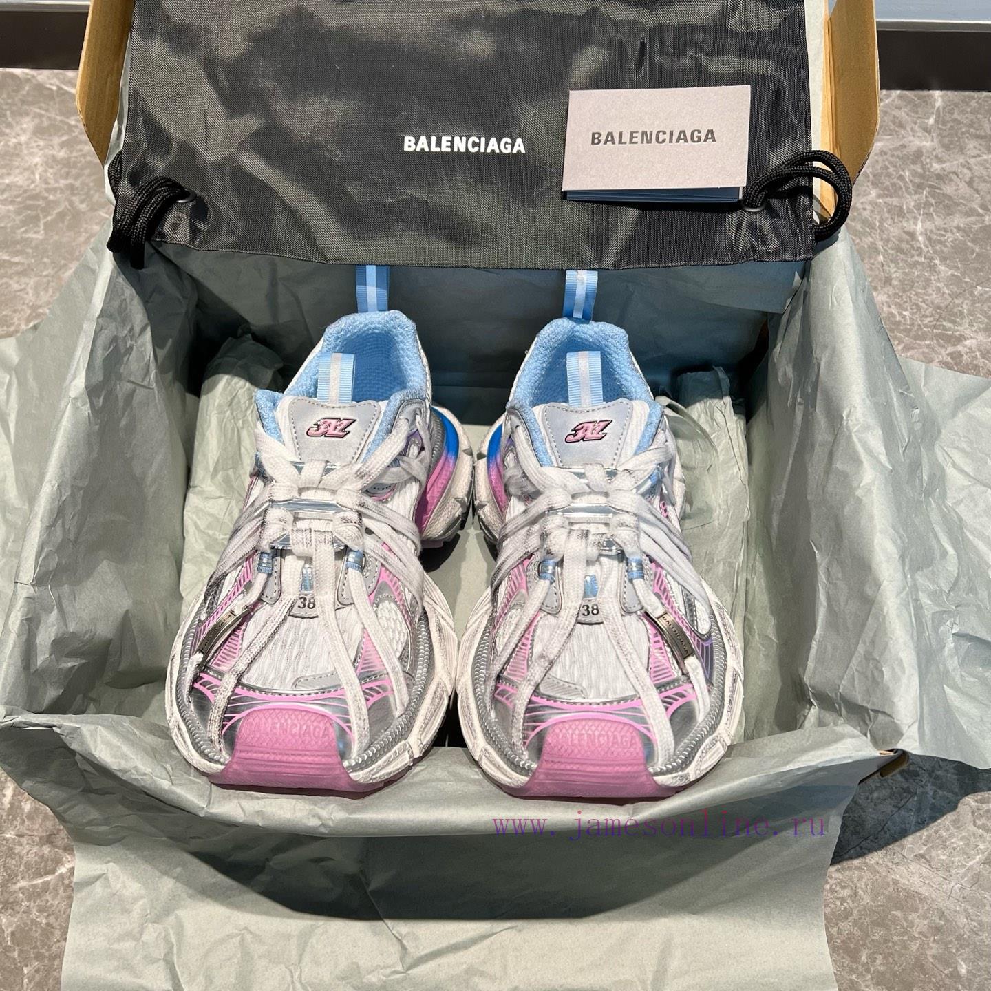 Top Balenciaga Balenciaga 3XL 2025 New Strap Blue Pink Spider ️ This Model Features A Comfortab 4lnr1mw5 - Image 5