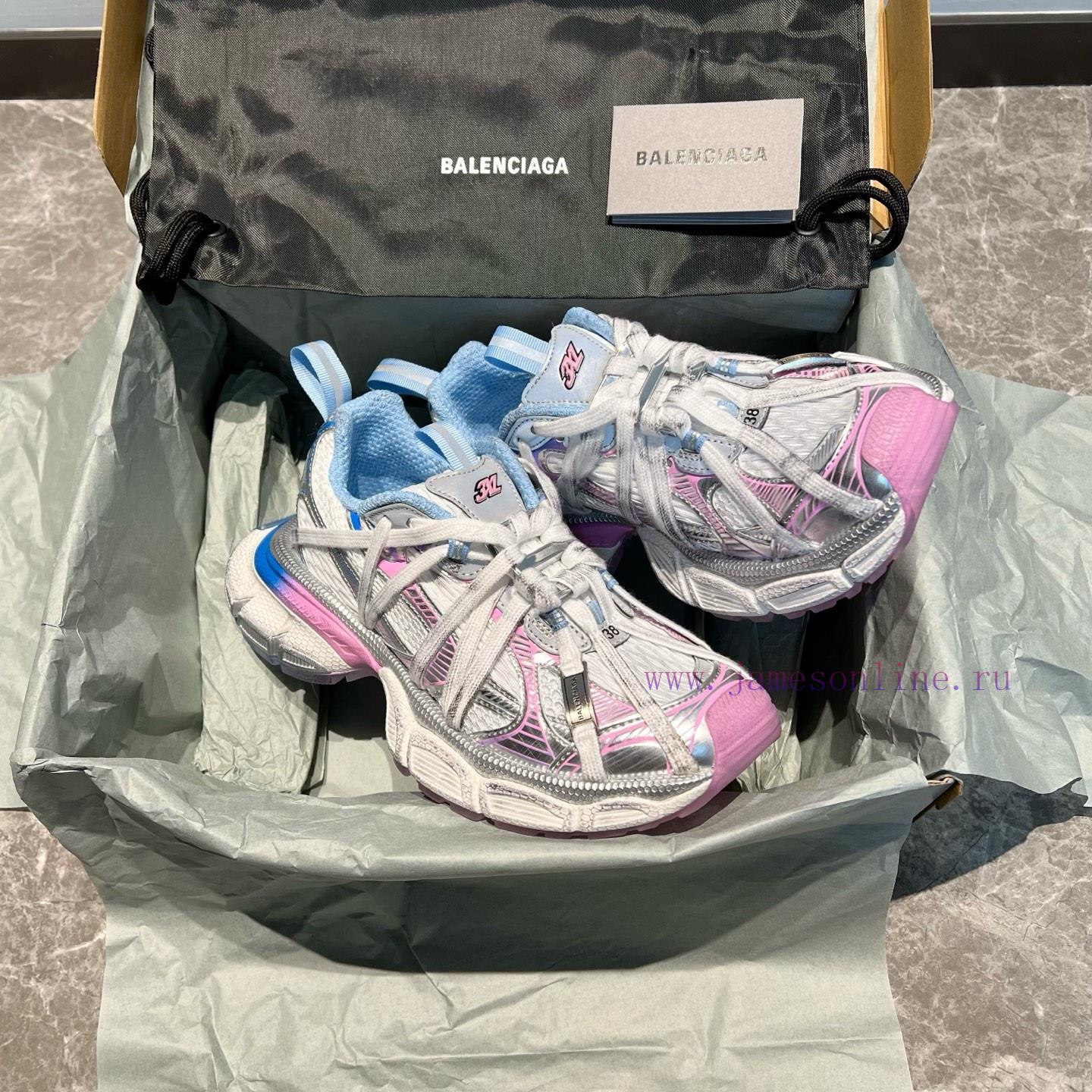 Top Balenciaga Balenciaga 3XL 2025 New Strap Blue Pink Spider ️ This Model Features A Comfortab 4lnr1mw5 - Image 6