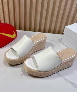 Dior 2025 Spring/Summer New Attitude Color Blocked Cross With Slope Heel Women's Shoes CD Lette vvryg9xc