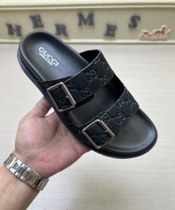 GucciGucci Men's Fashionable Slippers A Must-have For Spring And Summer Made Of Genuine Leather ve50t5gt