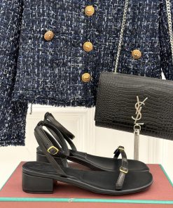 Loro Piana/Loro Piana Classic Retro BeautyStraw Sandals With Thick HeelsSimplicity Instant Fash a9jpn44i