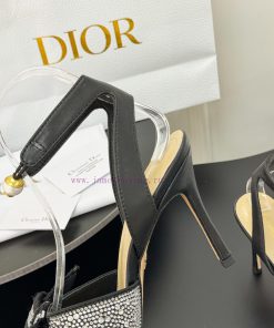 Maria Grazia Chiuri Launches Exquisite And Elegant Dior Gem Heel Sandals Made Of Silver Toned C 0b2o19tf