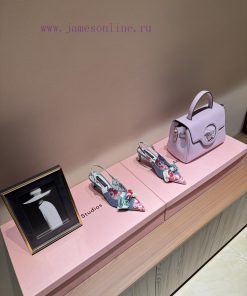 Dolce&Gabbana's Stunning Retro StyleCowboy Print Bow Decoration High HeelsDolce&Gabbana's Desig xmp1g1f1