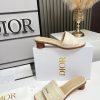 CD Dior Women's Embroidered Leather Sole High Heels With Floral PatternsChristian Dior Has Alwa w3kppkqx