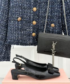 Ferragamo/Ferragamo 25AW New ProductButterfly Knot Back Empty SandalsElegant Romantic And Casua y5u1nyiy