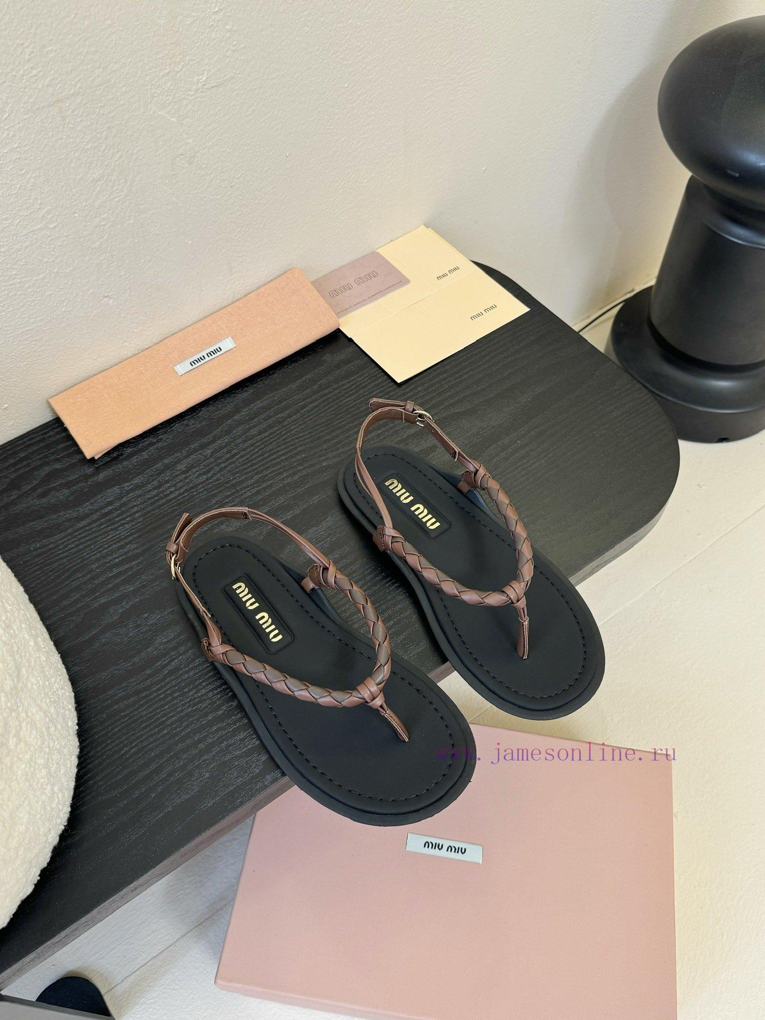 Miu Miu 25ss Minimalist Knot SandalsDon't Be Fooled By The Simple Craftsmanship Each One Is Ver 1mdz7exb