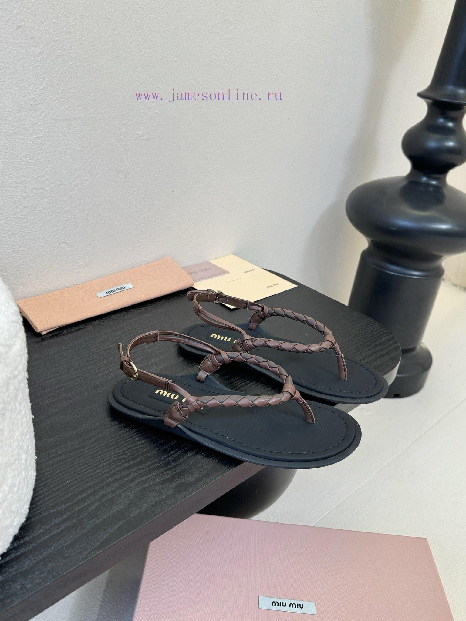 Miu Miu 25ss Minimalist Knot SandalsDon't Be Fooled By The Simple Craftsmanship Each One Is Ver 1mdz7exb - Image 3