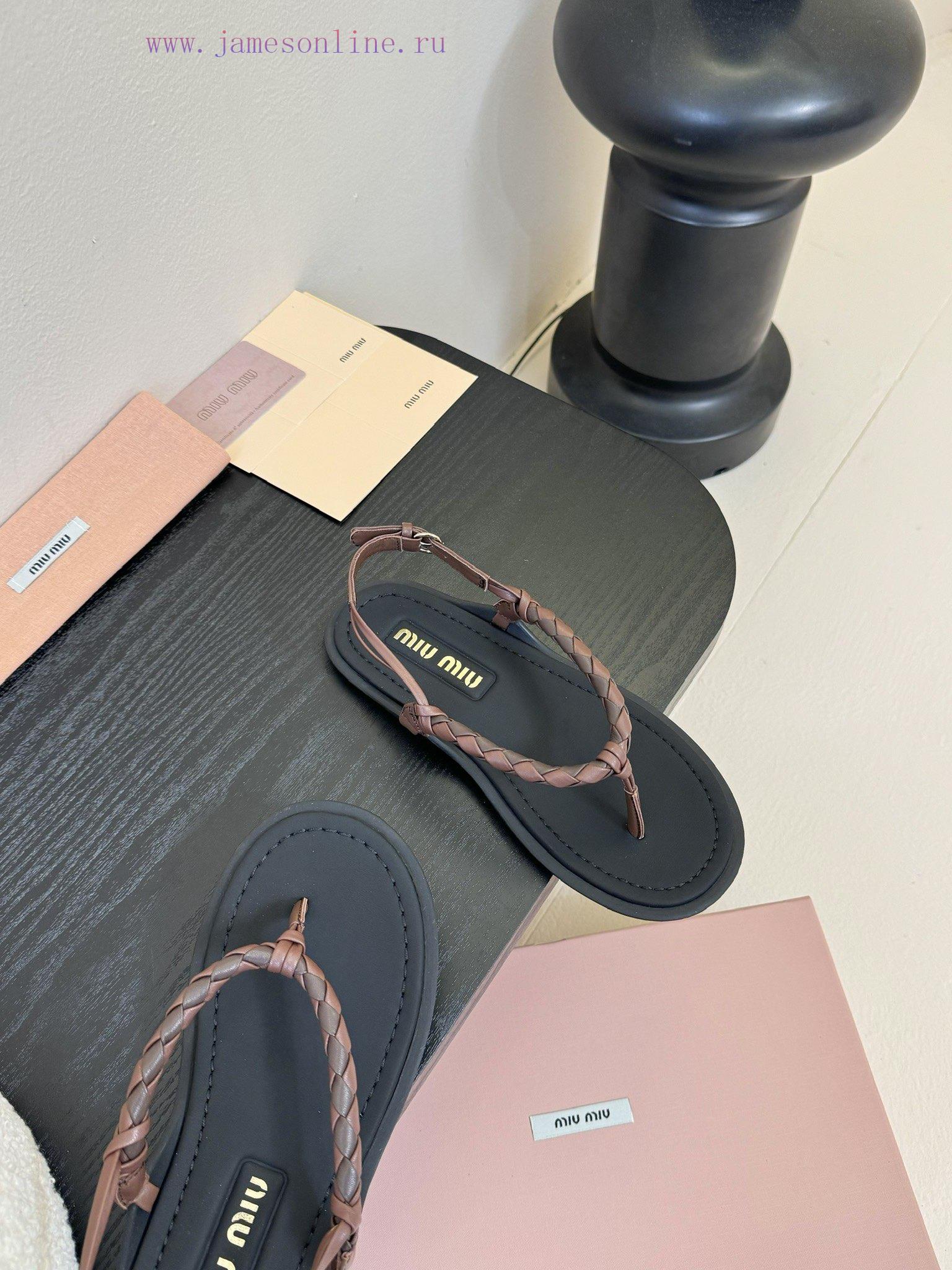 Miu Miu 25ss Minimalist Knot SandalsDon't Be Fooled By The Simple Craftsmanship Each One Is Ver 1mdz7exb - Image 5