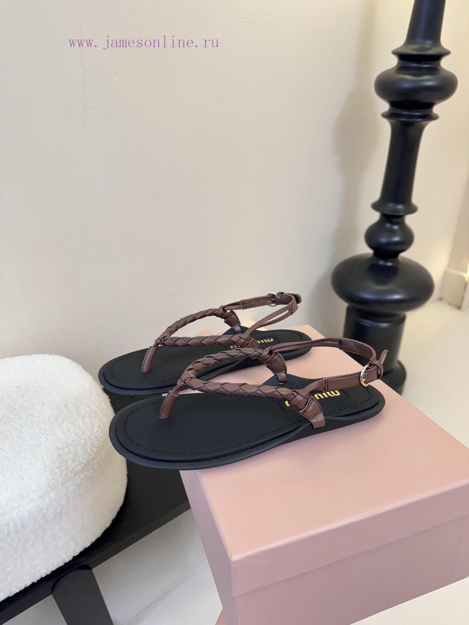 Miu Miu 25ss Minimalist Knot SandalsDon't Be Fooled By The Simple Craftsmanship Each One Is Ver 1mdz7exb - Image 6