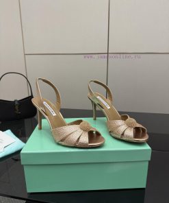 The MostAQUAZZURA Pineapple High Heels2025 Spring/Summer Water Diamond Decorative Sandals With a3js3hup