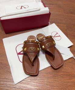 VA * LE * TINO Hua * Tian * New Style - Classic Rivet Clamp Foot Flat Slippers Original 11 Rema dd0hm9d2