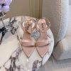 Prada's New Pointed Straight Strap High-heeled Sandals Have A Design That Wraps Around The Stra 5cyxxrna