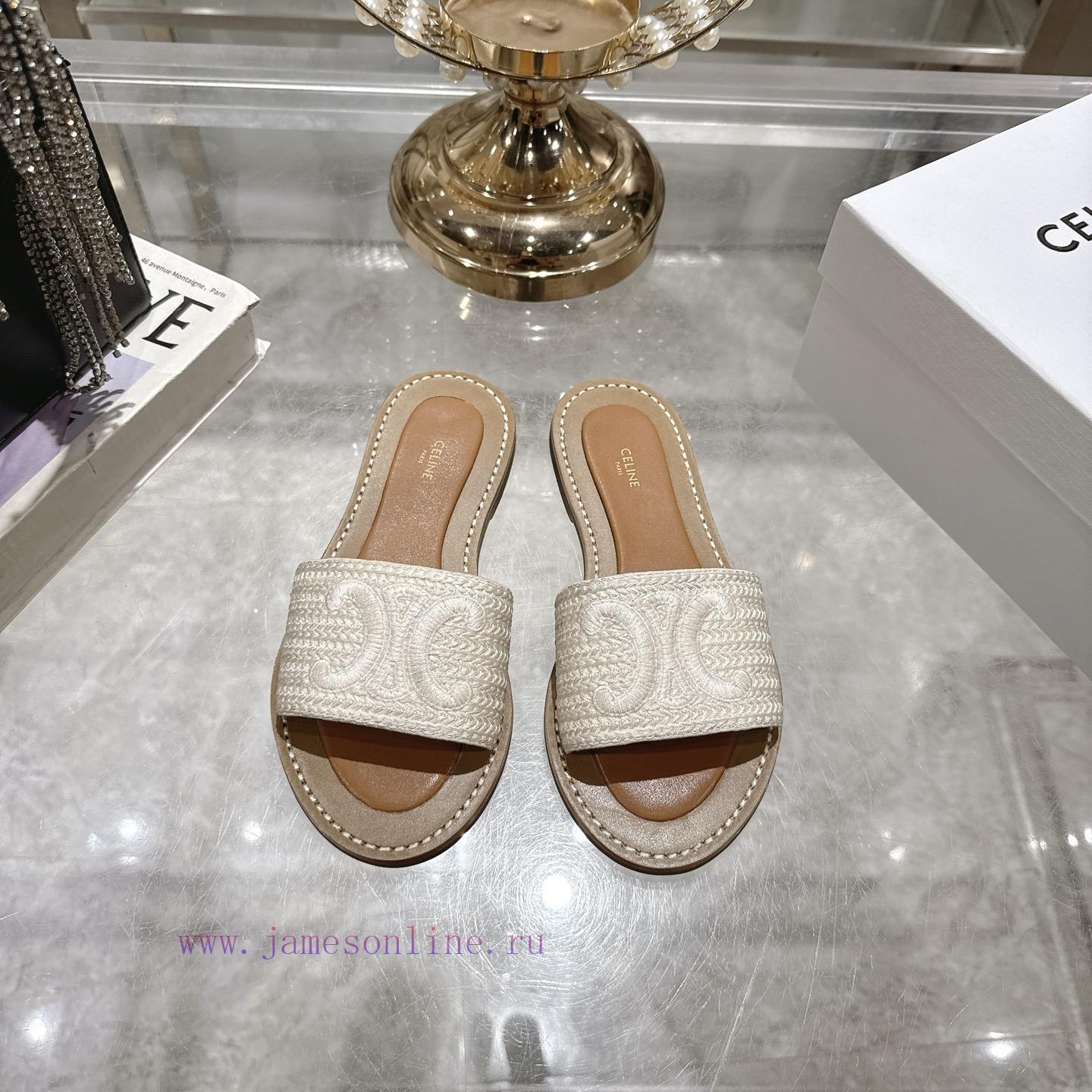 Celine 2025 Spring/Summer New Lazy SlippersThis Season's Beach Shoes Have Released A New Model z7oh0mc6 - Image 2