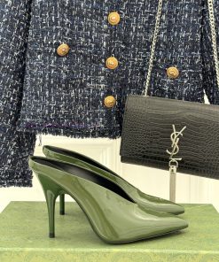 Gucci25ss Pointed High HeelsMinimalist Style Retro Yet SophisticatedSimplicity And Grandeur Bel knda9pxs