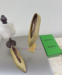 Top Quality Purchasing Agent Original Development Bottega Veneta2025ss Woven Women's Sofia Flat tewr0sfl
