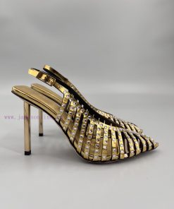 LeSilla Stunning Laser Rhinestone 3D Cutting High-heeled SandalsFounded In 1994 By Founder Enio zln9wooj