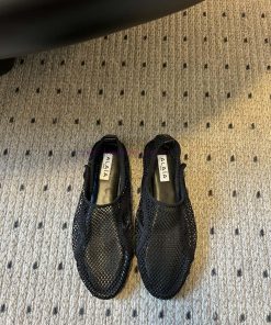 Top QualityAlaia 25ss Spring And Summer New Star Style Same Style Wearing Gold Oil Clamp Foot F 4okz7bxb