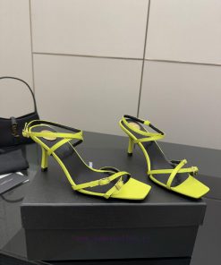 Saint Laurent YSL Classic Spring/Summer Cross Strap High Heel SandalsCutting Off Men And Women' o7nucf6j
