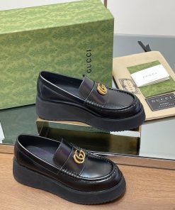 2025 Early Spring New Thick Soled Height Increasing Water Platform Single Shoes For Women Gold 1byo1fop