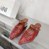 GANNI 25 Early Spring New High-heeled Sandals: Purchase Quality: Small Square Head Retro Elegan eet8rsln
