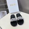 Dior Spring/Summer Embroidered Slippers With Numerous Celebrities Internet Celebrities Grass Pl le7ttru7
