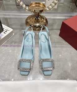 Roger Vivi's New RV Women's Shoes For Spring And Summer 2025 Bell Vivier Series Silk High-heele vfjhaxh0