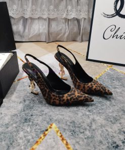 New Release - YSL Top LevelSynchronize New Logo Letters And High-heeled Sandals On The Official 3fchr7cg