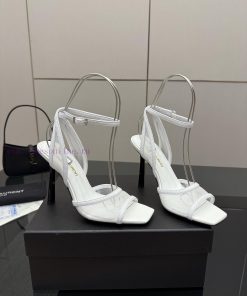 Saint Laurent YSL Classic Spring/Summer Cross Strap High Heel SandalsCutting Off Men And Women' 4xgjot7s