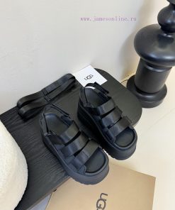 UGG Gucci's New Thick Soled Small Internet Famous Sandals A Chubby Little Doodling Single Shoe. 1qeea0ji