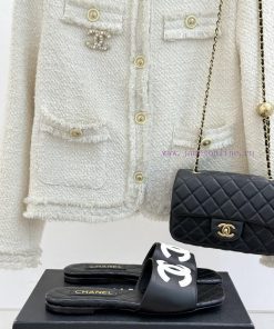 Chanel | Chanel 25P Spring/Summer New ProductsBig Pair C Square Headed Flat Bottomed SlippersTh ggrpvkhb